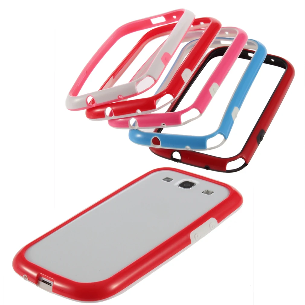 

TPU silicone Frame Bumper case cover For Samsung i9300 Exquisitely Designed Durable