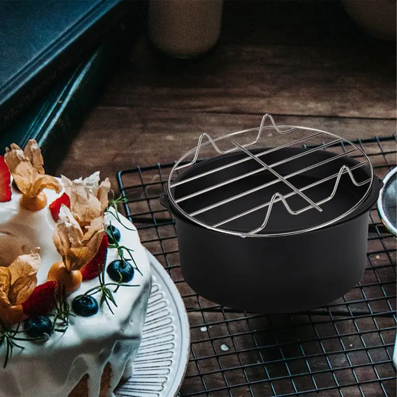 Аксессуар для фритюрницы 7 дюймов 3 в 1 набор многофункциональных аксессуаров