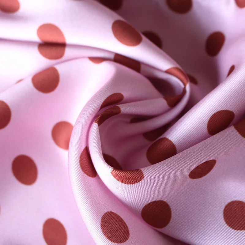 

2021 New Women Dress Sexy Spaghetti Strap Polka Dot Printed Summer V-neck Sleeveless Chiffon Dresses Fashion Elegant Loose Pink