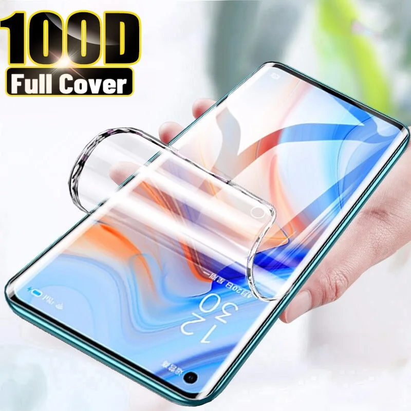 

For Oppo Find X2 Hydrogel Film OPPO F11 F19 F17 Pro K1 K3 K5 R15X R17 R19 Screen Protector Cover Phone Film Protective Not Glass