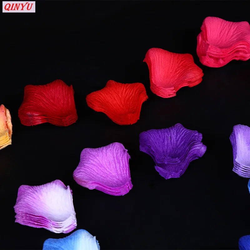 100-5000 шт. Свадебная вечеринка декоративные лепестки искусственный цветок Роза