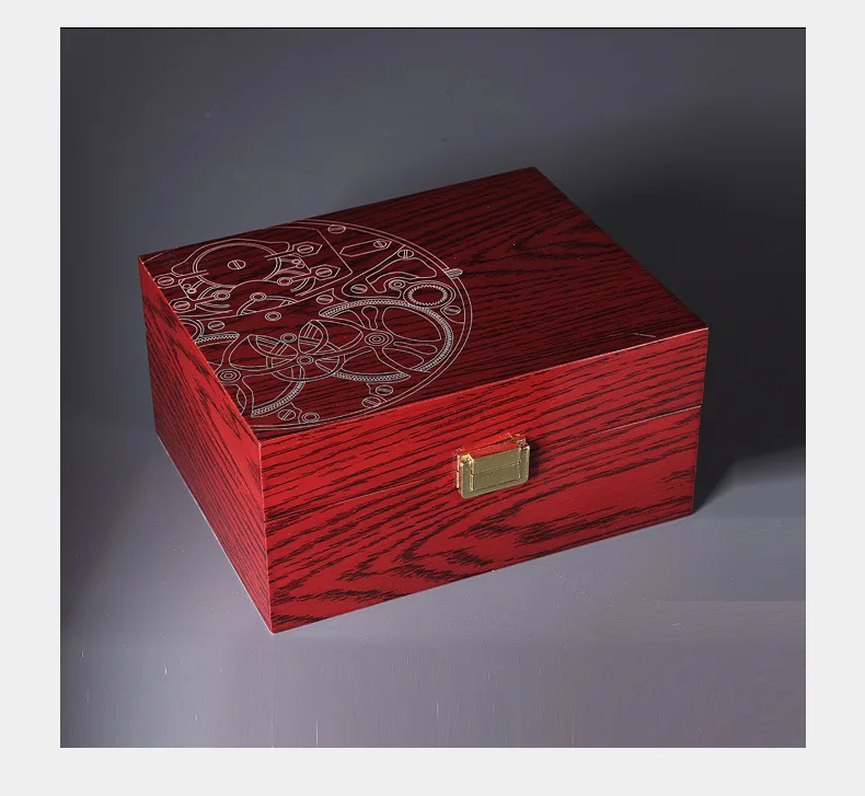 Новый дизайн 2019 роскошная Международная коробка для хранения часов механических