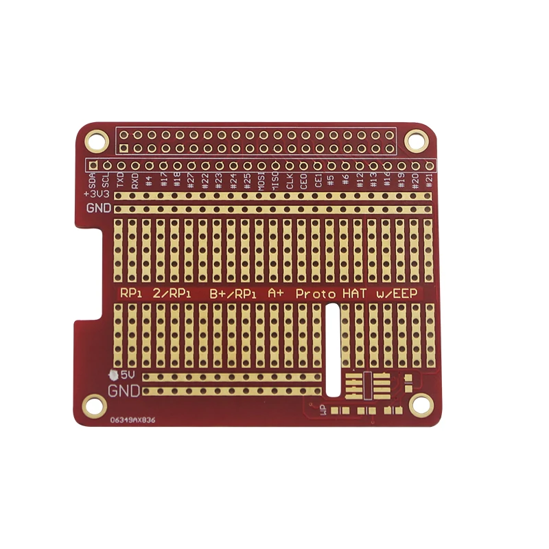 Плата расширения HAT Proto для Raspberry Pi 4 Модель B / 3B +/3B красная плата RPI GPIO DIY|board for