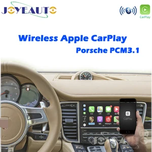 joyeauto wireless apple carplay for porsche cayenne macan cayman panamera boxster 718 911 pcm3 1 android auto car play interface free global shipping