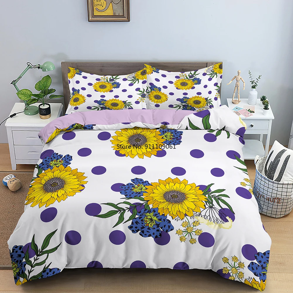 

Fashion Flower Duvet Cover Bohemia Euro Full King Queen Size 2/3pcs Bedclothes Quilt Comforter Covers for Girl Room Decoration
