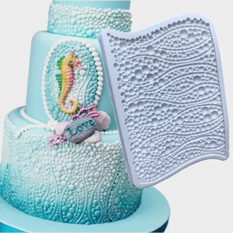 

Ocean Series Silicone Mould Bubble Pearl Shape Cake Mould Fondant Cake Decoration Tools Pastry Candy Chocolate Mold Baking Tools