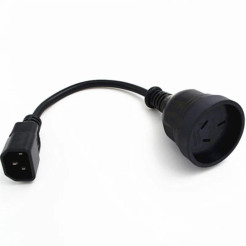 Кабель удлинитель IEC320 C14 с вилкой папа на Австралийскую розетку шнур питания IEC 320