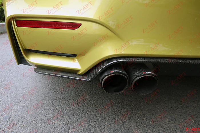 2013-2020 Z-ART carbon fiber rear diffuser for M3 M4 lip spoiler F80 F82 chin | Автомобили и мотоциклы