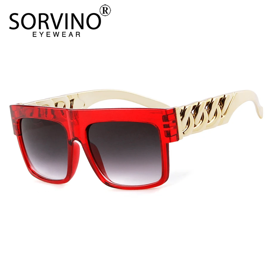 Мужские и женские Квадратные Солнцезащитные очки SORVINO дизайнерские брендовые