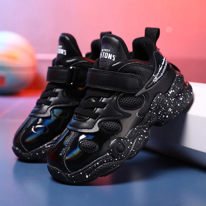 Высококачественная модная детская Баскетбольная обувь кроссовки для мальчиков