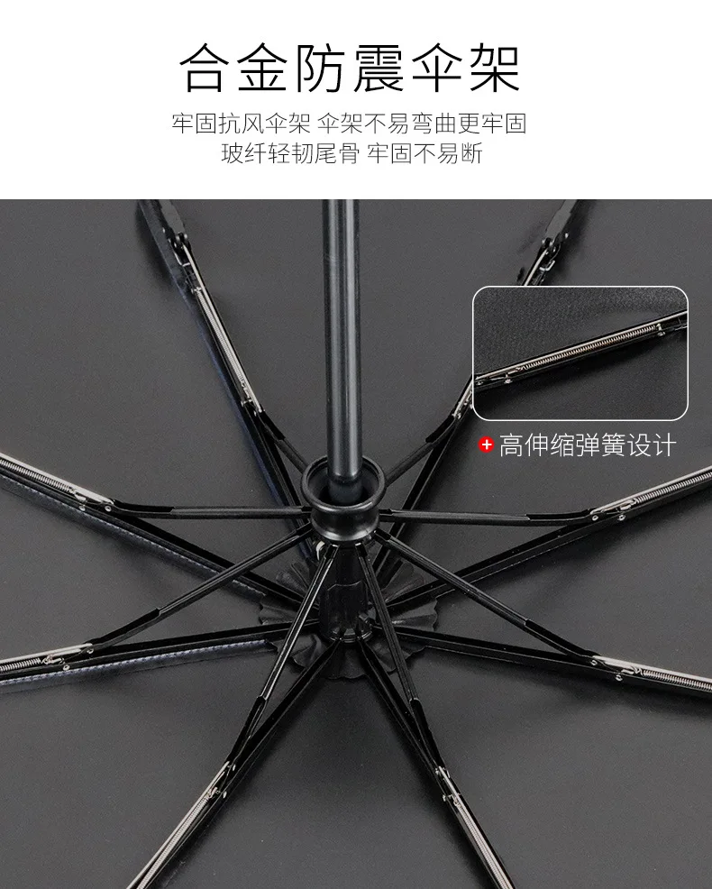 Зонт мужской ветрозащитный большой с изображением Капитана Америки темно-синий