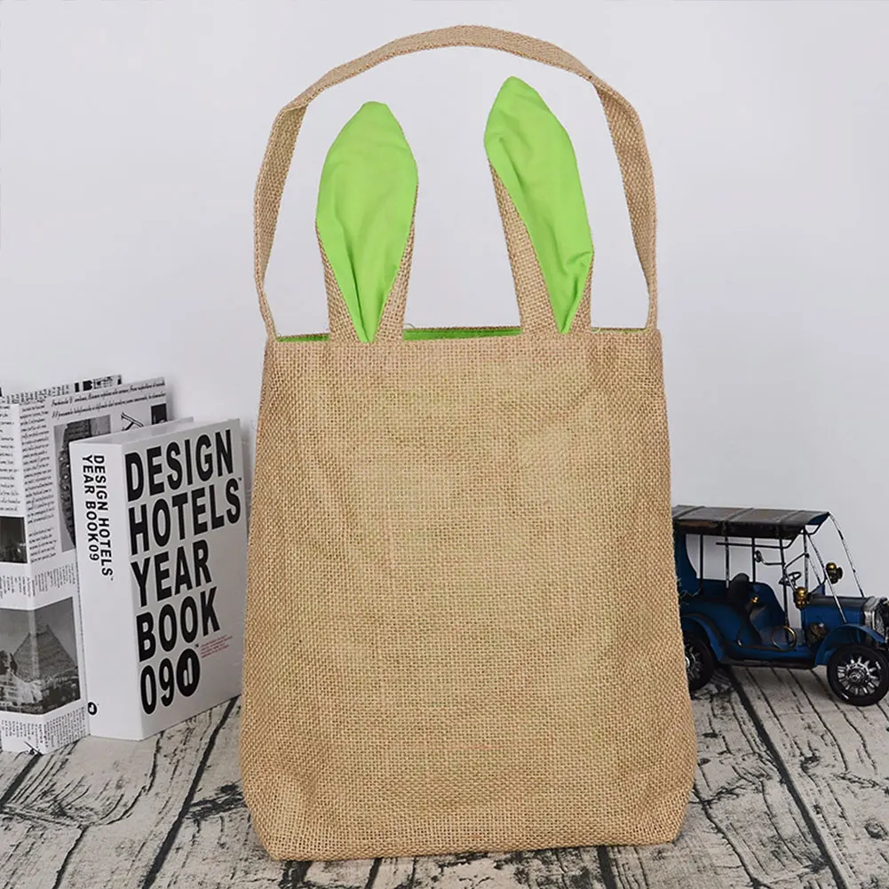 Пасхальные сумки зайчики пасхальные корзинки кролика джутовые мешочки с