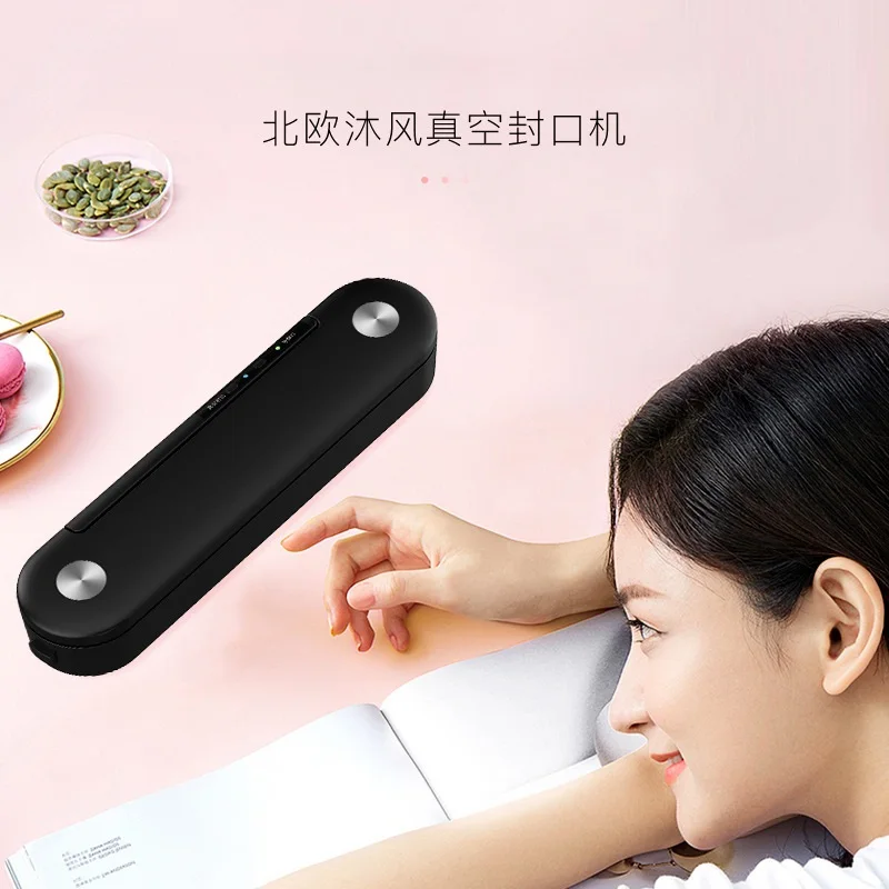 Компактная вакуумная упаковочная машина Бытовая Автоматическая кухонная для