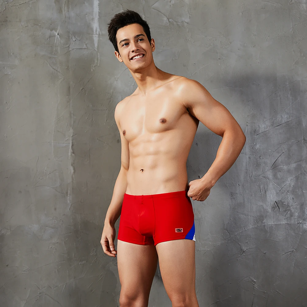 Купальный костюм с низкой талией мужские плавки боксеры повседневные купальные