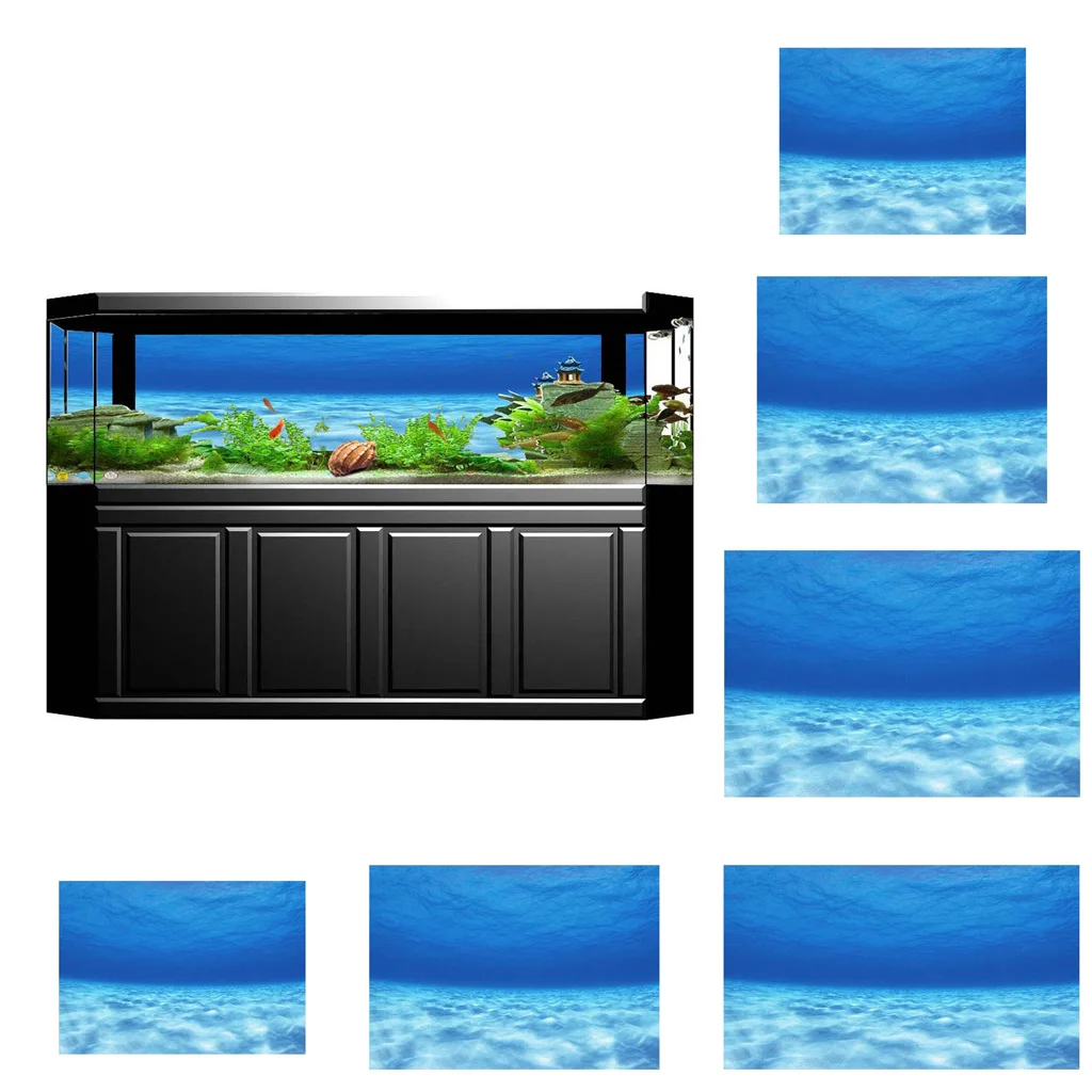 

3D One Side Fish Tank Background Aquarium Photography Background Kids Children Party Photo Studio Props