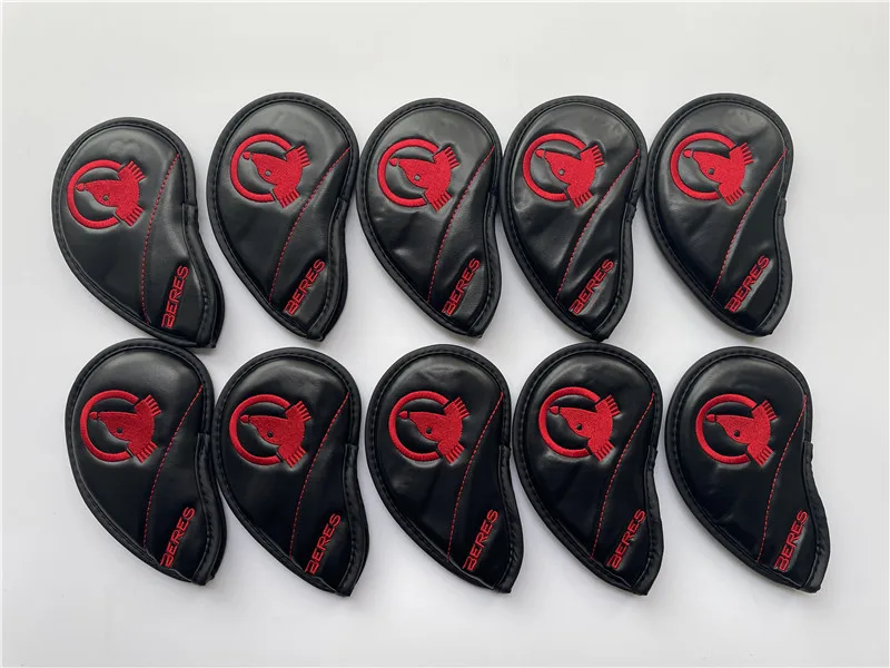Brand New HONMA BERES Golf Clubs Cover for Irons 10PCS 4-11AS Black/Red Honma Beres Iron Set Head Covers EMS Free Shipping | Спорт и