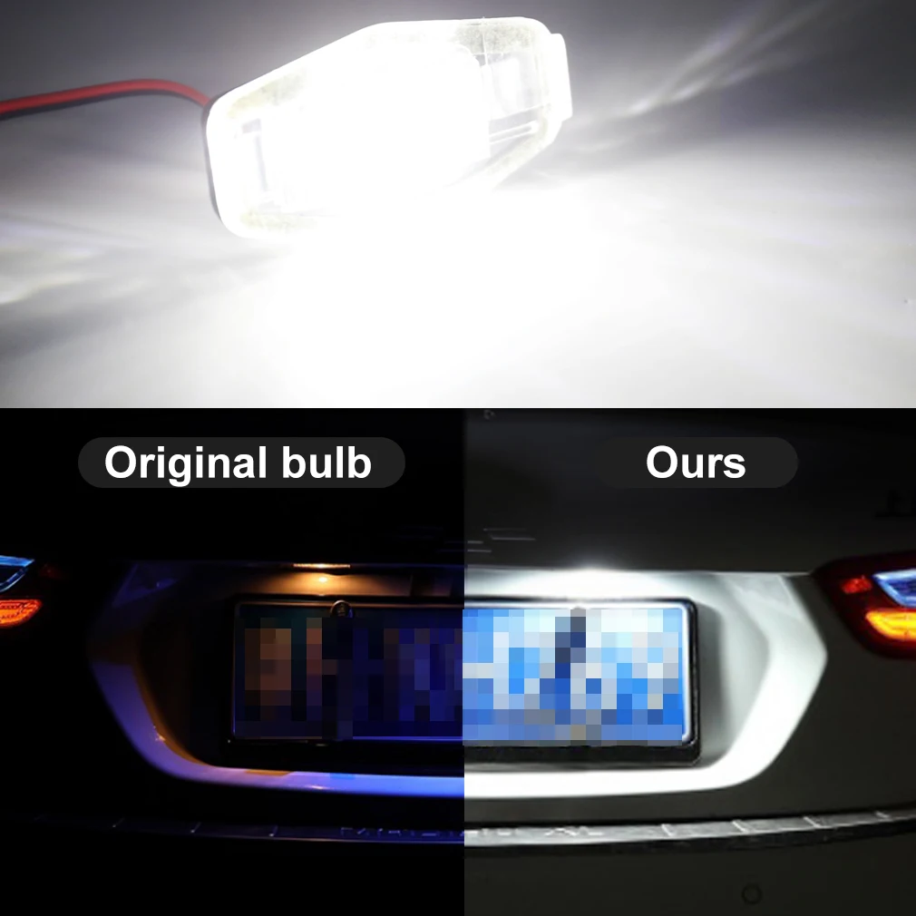 1pcs Canbus Car Number License Plate Lights For Honda Civic Accord Pilot CITY LEGEND ACCORD Acura MDX RL TL TSX RDX ILX 6000K - купить по