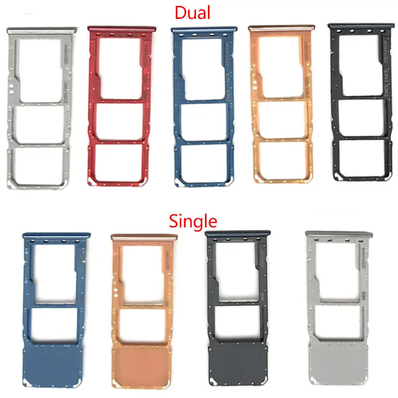 

50pcs/ lot For Samsung Galaxy A30 A50 A305F A505F A305 A505 SIM Card Tray Slot Holder Adapter Accessories