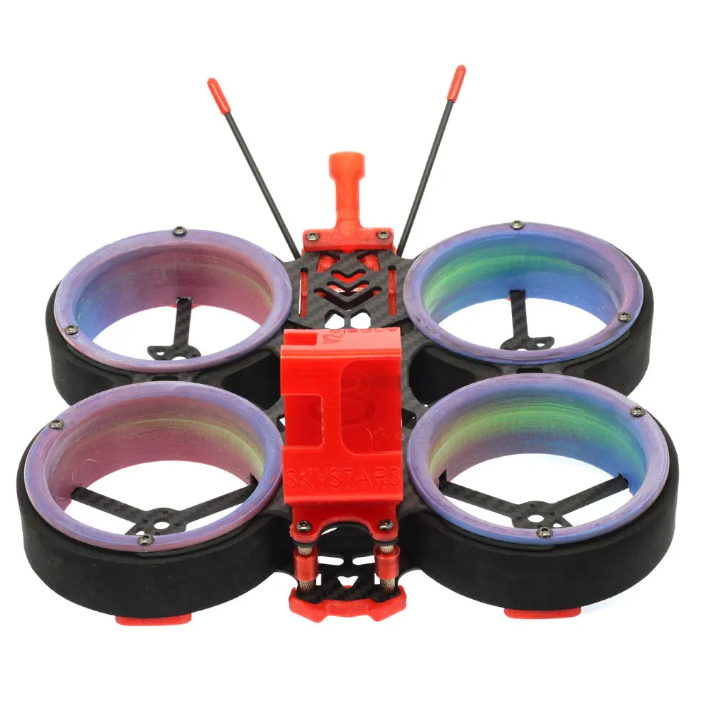 Купи Новый набор с рамкой Skystars Angela V2 168 мм 3 дюйма Cinewhoop для DJI Air Unit RC Drone FPV Racing Ducted Drone 200g за 3,941 рублей в магазине AliExpress