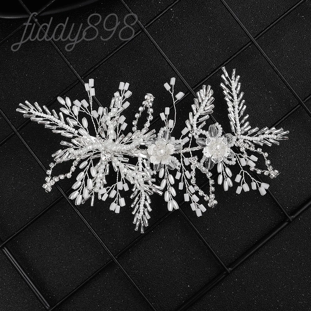 Модные свадебные аксессуары для волос женские заколки стразы головной убор с