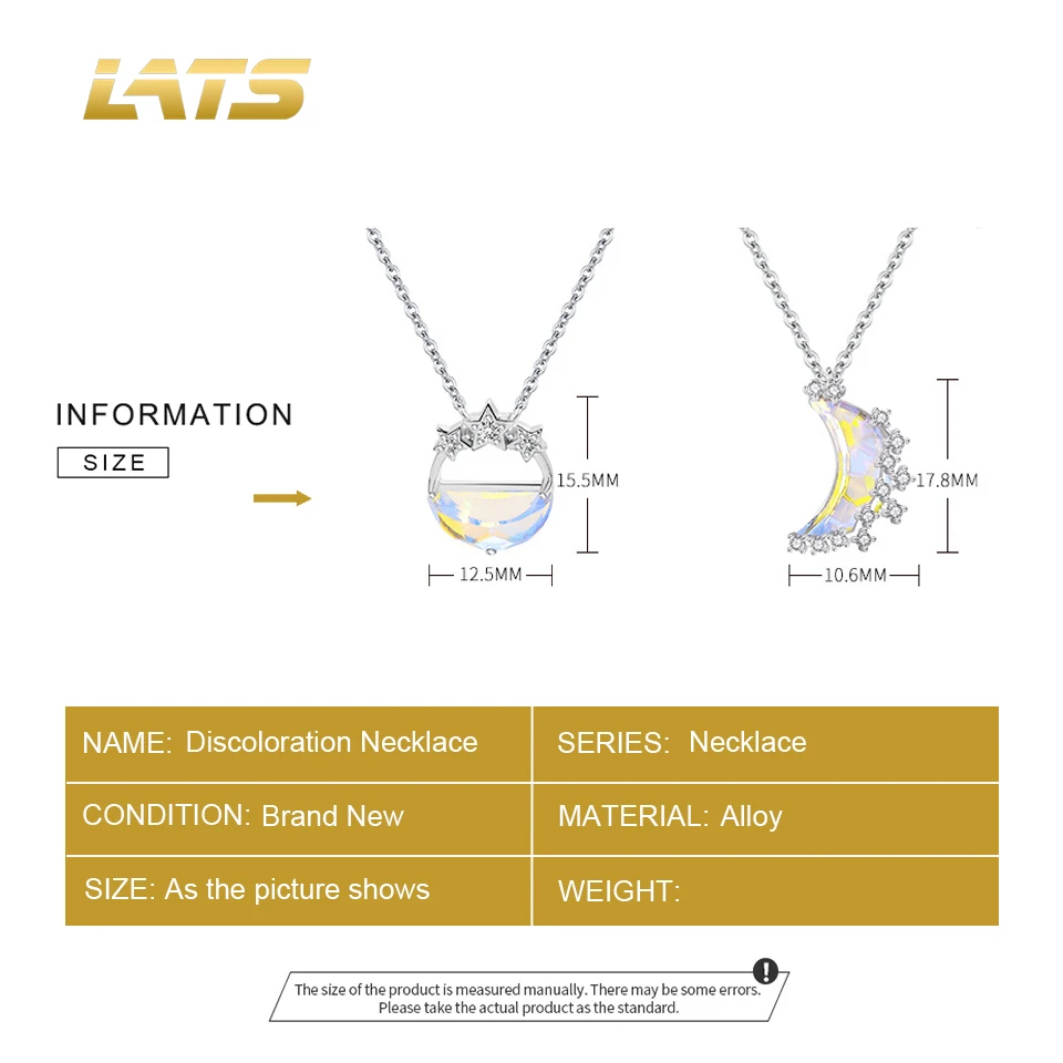 Светящееся ожерелье с лунной цепочкой корейское креативное подвеской из