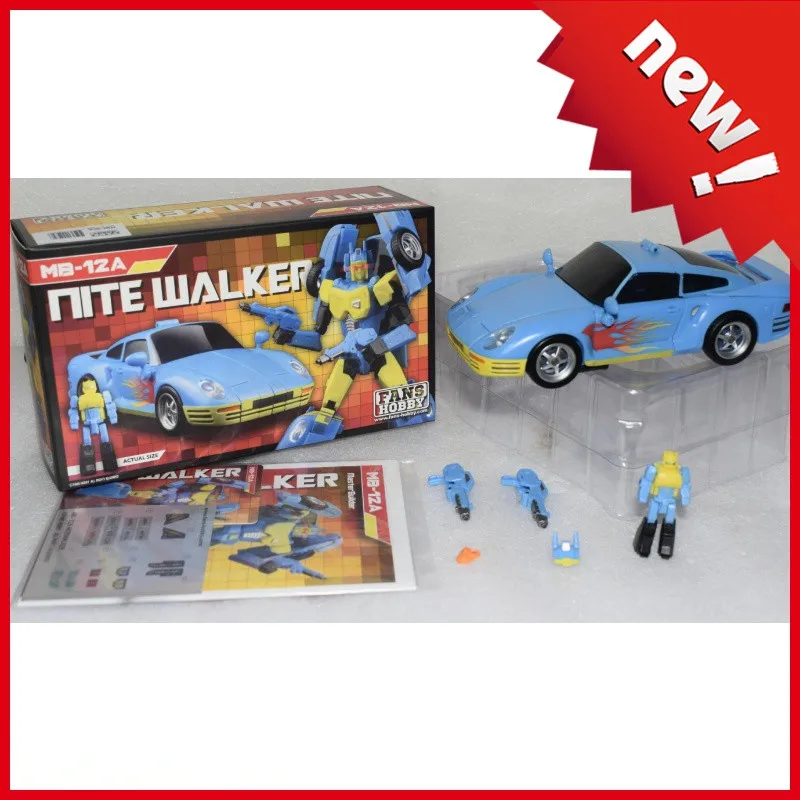 

Трансформер FansHobby FH MB-12A Nitewalker Nightbeat Master Build 3rd вечерние G1 Canon, экшн-фигурка, модель, игрушки-роботы