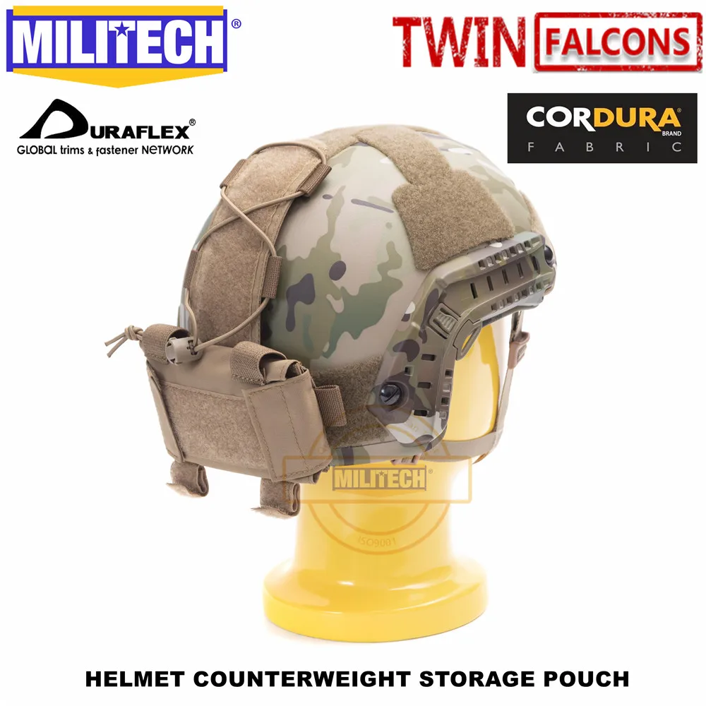 MILITECH TWINFALCONS TW Шлем Счетчик веса сумка для хранения TN VC сумка для хранения Тактическая Военная NVG счетчик веса сумка
