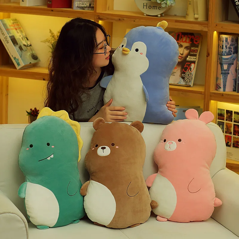 

45cm Kawaii Plush Doll Stuffed Animals Rabbit Dinosaur Bear Plushie Soft Pillow Room Decor Toys For Children Boy Gift For Girl