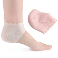 2pcs women men cracked skin silicone foot chapped care moisturizing gel heel socks