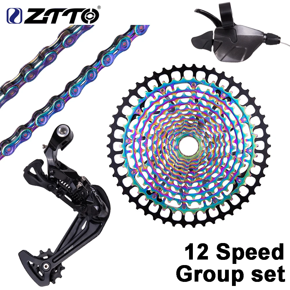 ZTTO MTB 1*12 Groupset 12 Speed Bicycle Shifter Rear Derailleur Group Set For Mountain Bike 12speed 1x12 kit 50T 12s Cassette