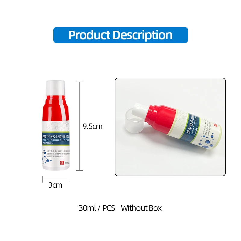 

Balanitis Antibacterial Spary Penile Medical Treatment Genital Herpes Gonorrhea Medicine Cream Relief Red Spot Inflammation