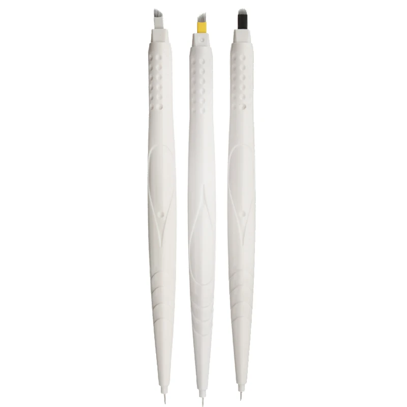 5R одноразовая ручная Татуировка микроблейдинг ручка Полуперманентная