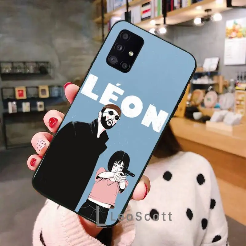 

Leon Matilda Natalie Portman Movie Phone Case For Samsung galaxy S 7 8 9 10 20 edge A 6 10 20 30 50 51 70 note 10 plus