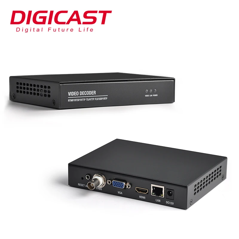 

Cable TV Digital Encoder 4k@30fps Supporting B Frame HD MI VGA CVBS RTMP H.265 Video IP Encoder Decoder