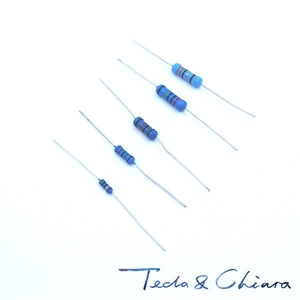 100pcs/lot 1/4W 1% Metal film resistor 1Ohm~1M 100Ohm /220Ohm 330Ohm / 1K /1.5K /2.2K/ 3.3K /4.7K /10K /22K/ 47K/ 100K