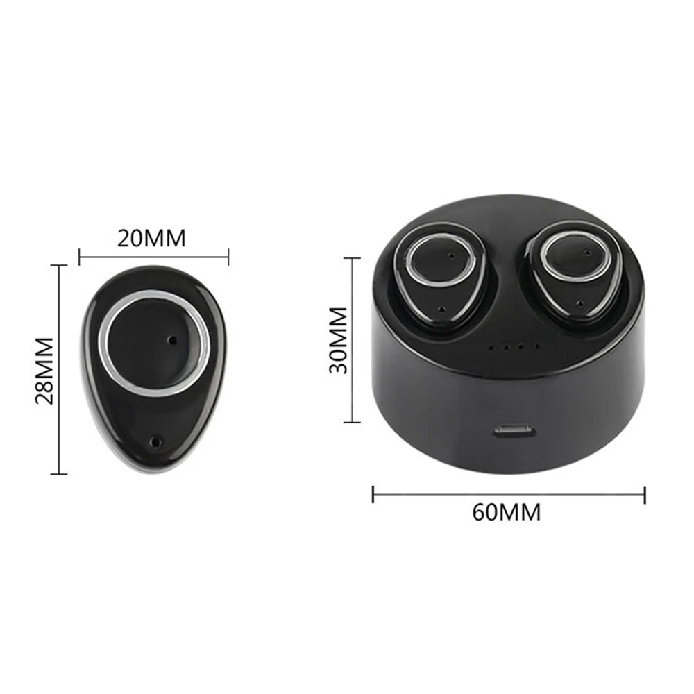 TWS-F1 беспроводные Bluetooth-наушники невидимые стереонаушники с музыкальными