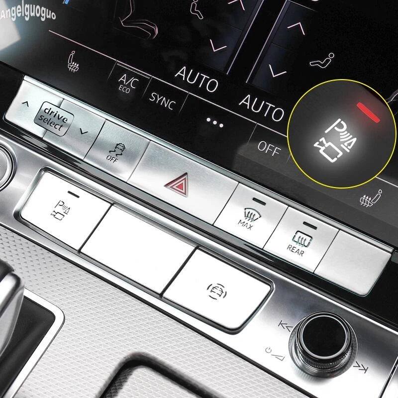 3 цвета для AUDI A6 A6L 2019-21 аксессуары автомобиля центральная консоль Кнопка привода
