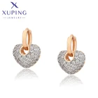 Xuping ювелирные изделия Новое поступление модные серьги в форме сердца золотого цвета для женщин подарок A00792469