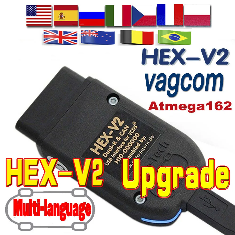 

VAG Scanner V21.3 VAG Tool VAG KKL V20.12 VAG COM Cable OBD2 Diagnostic Cable ATMEGA162+16V8+FT232RQ OBD2 Scanner HEX V2 VAGCOM