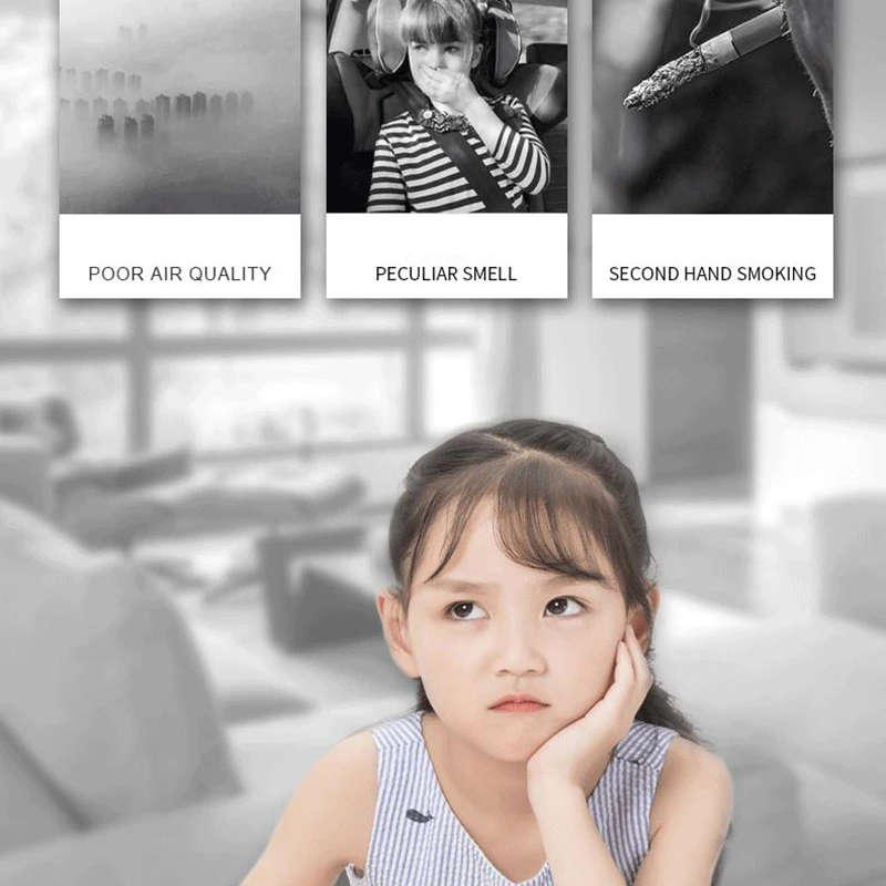 Портативный USB очиститель воздуха кислородный мини автомобиль генератор озона