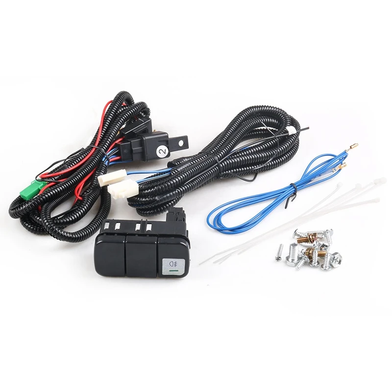 

2Pcs Car Yellow Front Fog Lamp with Switch Button for Honda Civic 1992-1995 4-Door Sedan