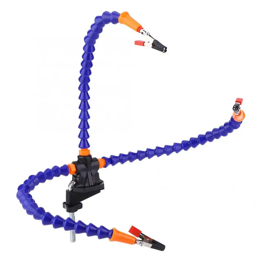 PCB Настольный держатель зажим гибкие светодиодные полосы 3 руки подставка для