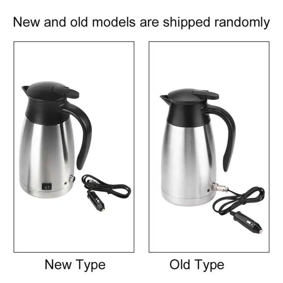 

12V Electric Kettle Stainless Steel Car Heating Kettle Mug Chaleira Electric Travel Thermoses Waterkoker Bouilloire Electrique