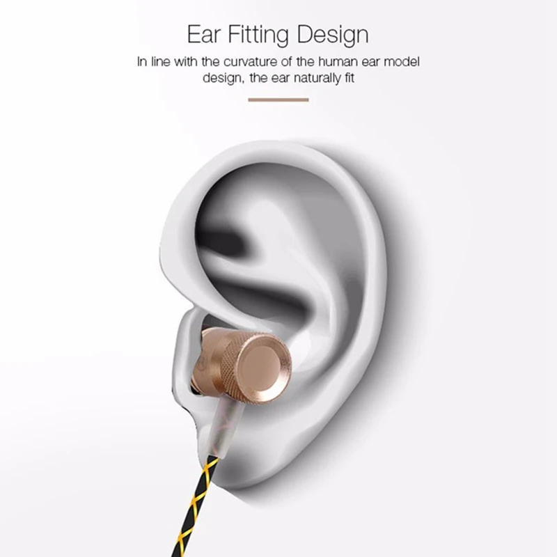 Original G63 Metal Bass Earbuds Microphone Stereo earphones for iPhone X For Xiaomi Redmi Note 7 Pro Sport Earphone 3.5mm | Электроника