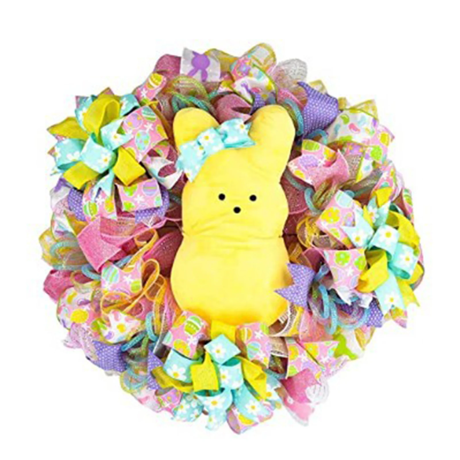 

Easter Door Decorations Bunny Butt and Ears Wreath Easter Spring Outdoor Indoor Hanging Welcome Wreath PAK55