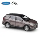 Модель автомобиля WELLY 1:36, модель автомобиля из металлического сплава, Игрушечная машина, детская игрушка, подарок, Коллекционная модель, игрушка, подарки Hyundai Santafe