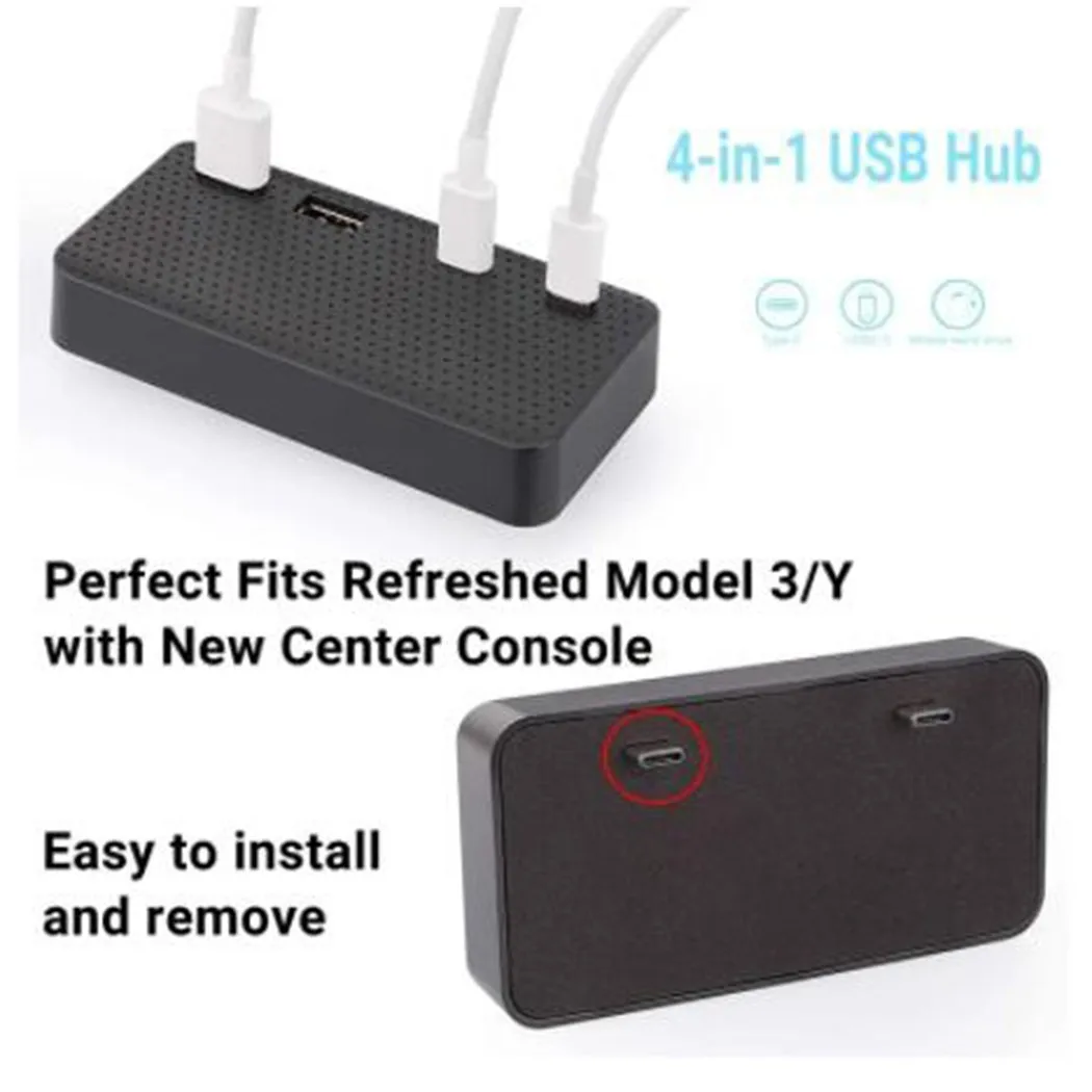 

Card Reader Usb Cable Center Charger Docking Extension For Tesla Model 3 Y 2021 Game Pad