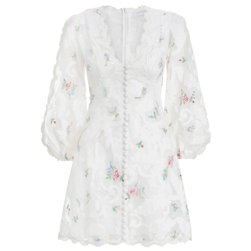 Лоскутные кружевные женские платья с вышивкой v-образный вырез фонарь длинный