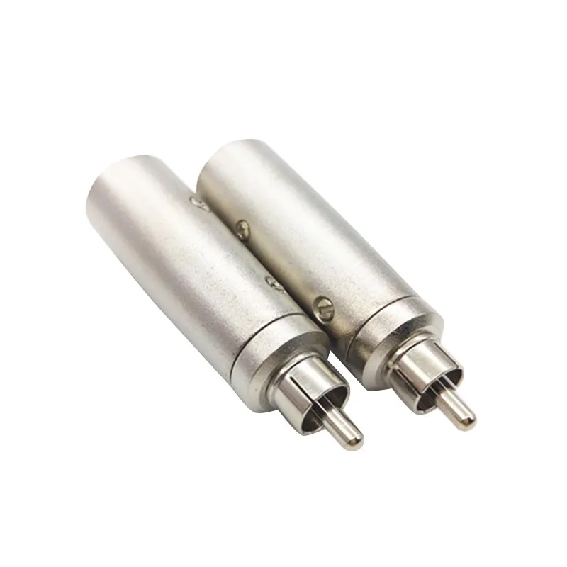 RCA папа-3Pin XLR папа адаптер AV аудио сигнал преобразования в Передача сигнала