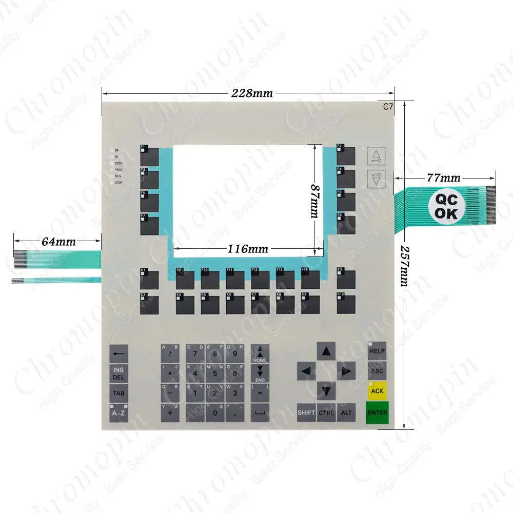 

Membrane keyboard for 6AG1635-2EC02-4AE3 6AG1 635-2EC02-4AE3 C7-635